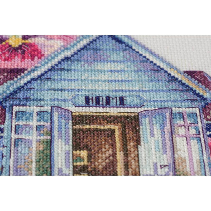 Cross Stitch Kit "Violet house"