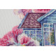 Cross Stitch Kit "Violet house"