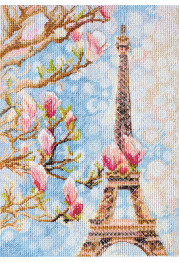 Cross Stitch Kit "Morning in Paris"