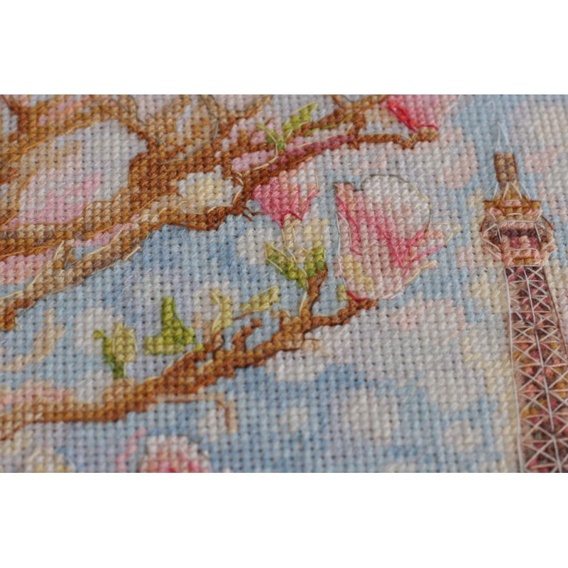 Cross Stitch Kit "Morning in Paris"