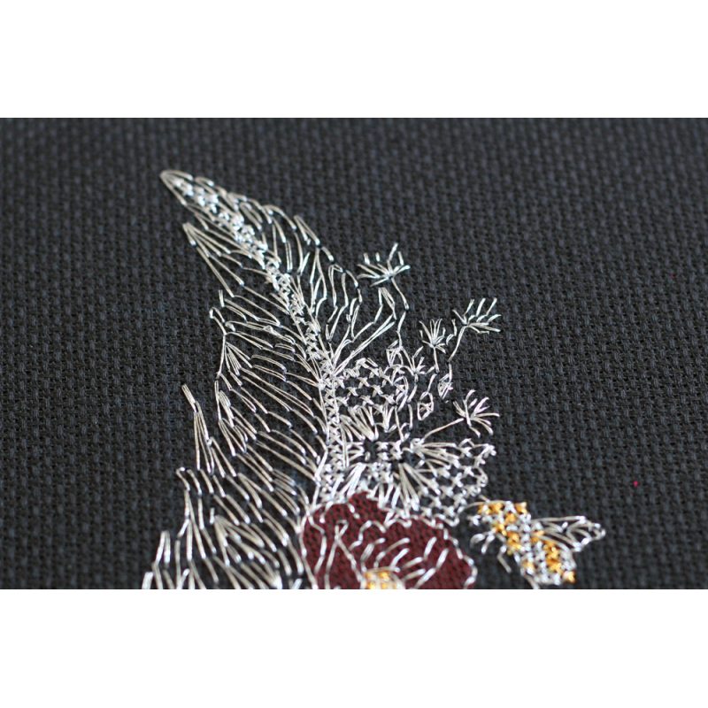 Cross Stitch Kit "Feather-2"