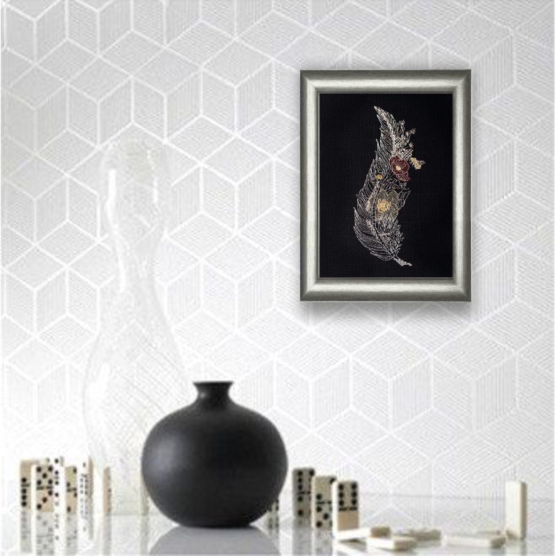 Cross Stitch Kit "Feather-2"