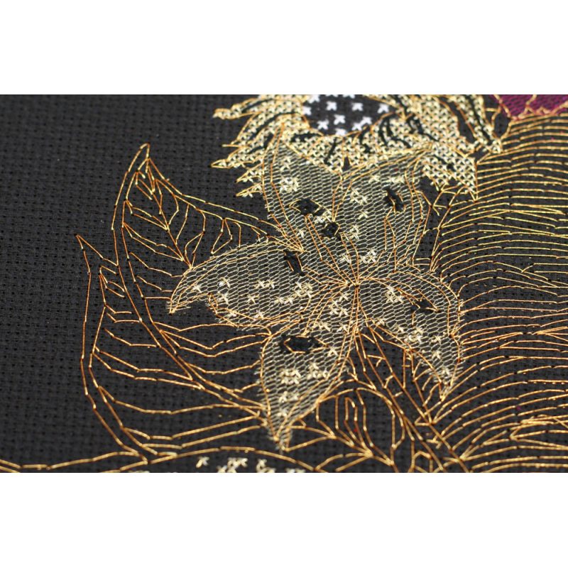 Cross Stitch Kit "Flower wind-2"