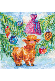 Cross Stitch Kit "New Year's honey"
