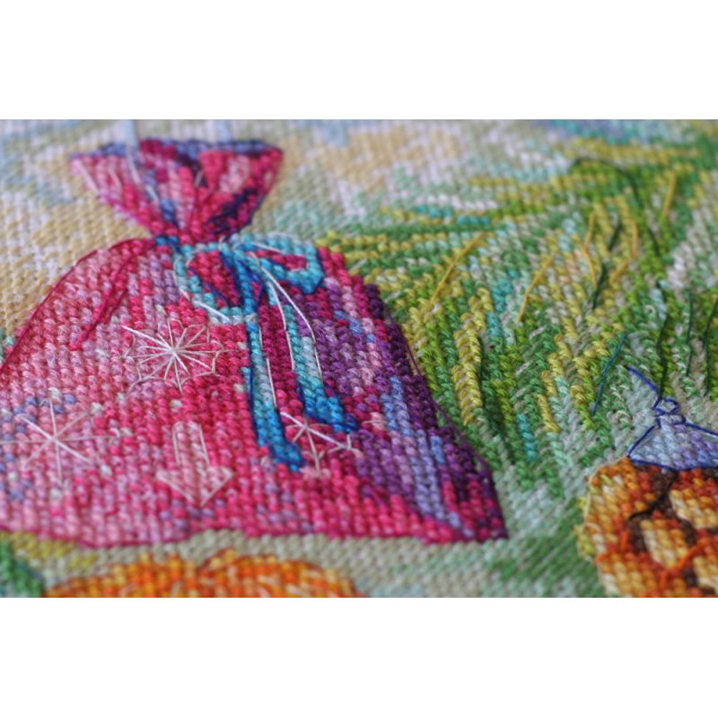 Cross Stitch Kit "New Year's honey"
