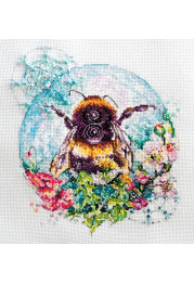 Cross Stitch Kit "Caramel spider web"