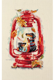 Cross Stitch Kit "Heat of October"