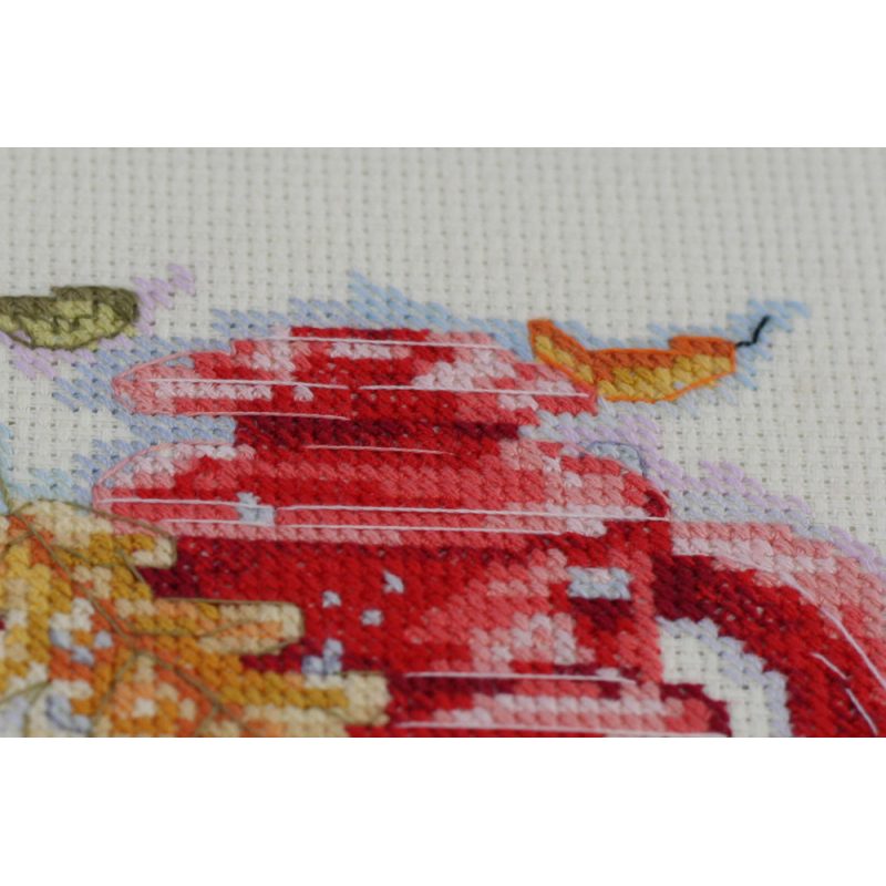 Cross Stitch Kit "Heat of October"