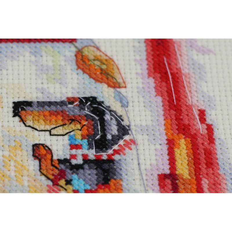 Cross Stitch Kit "Heat of October"