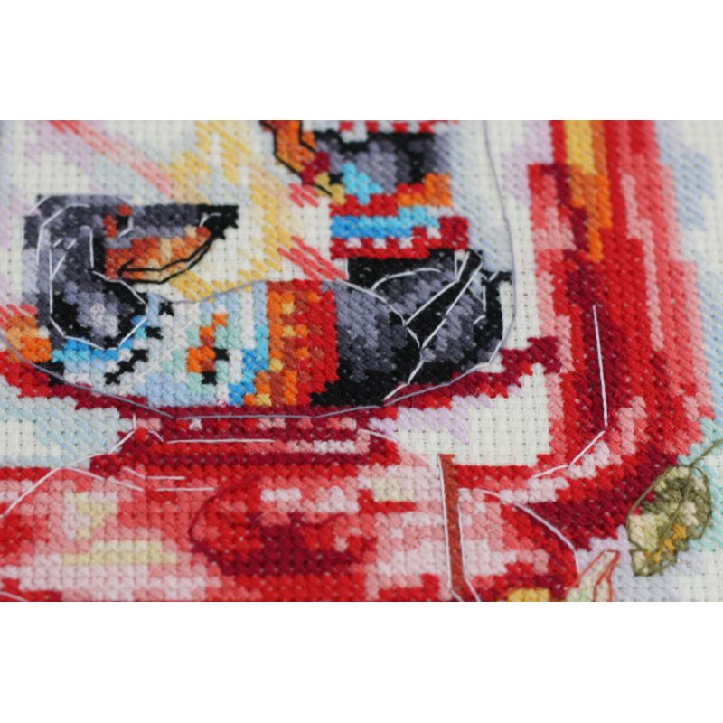 Cross Stitch Kit "Heat of October"