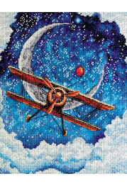 Cross Stitch Kit "Above the clouds"