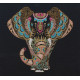 Cross Stitch Kit "Golden elephant"