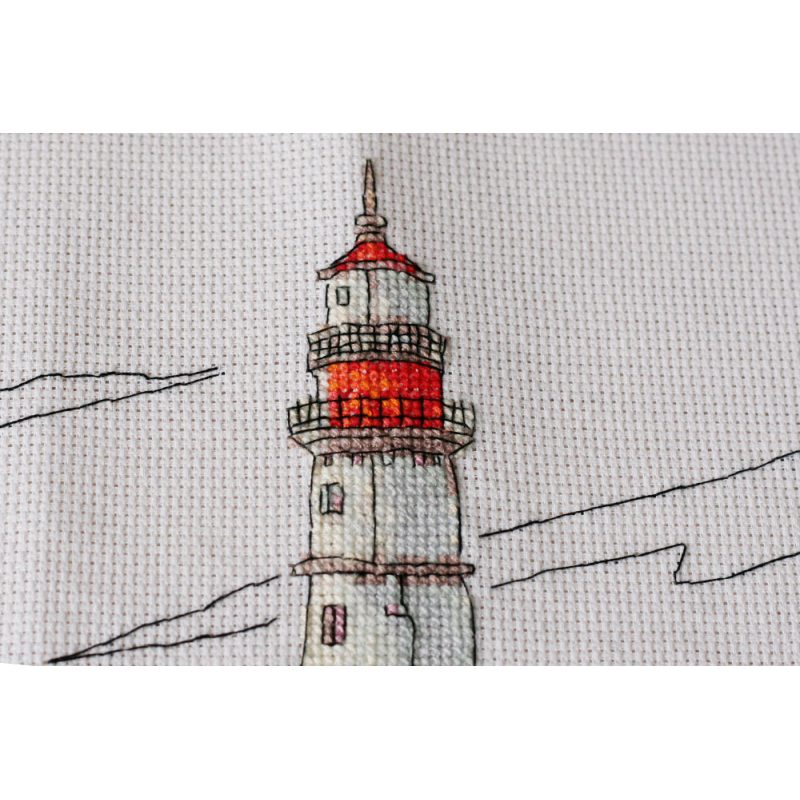Cross Stitch Kit "Lighthouse light"