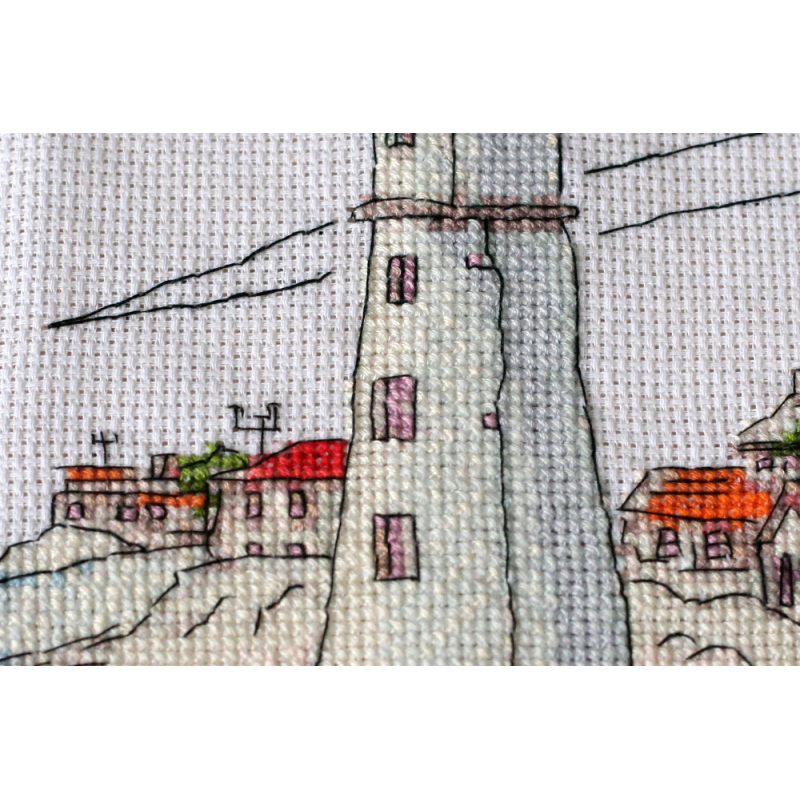 Cross Stitch Kit "Lighthouse light"