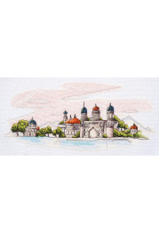 Cross Stitch Kit "Colorful domes"