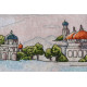 Cross Stitch Kit "Colorful domes"
