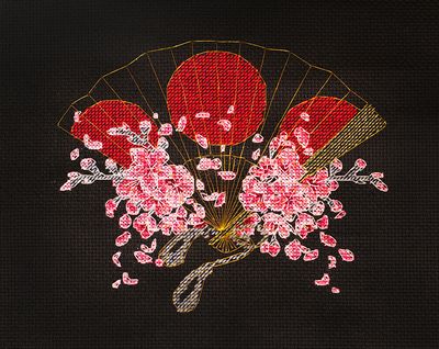 Cross Stitch Kit "Fan"