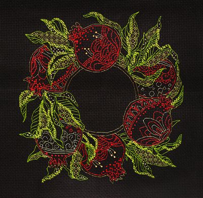 Cross Stitch Kit "Grenades"