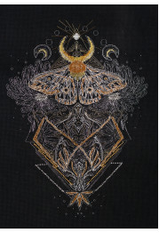 Cross Stitch Kit "Night moth"