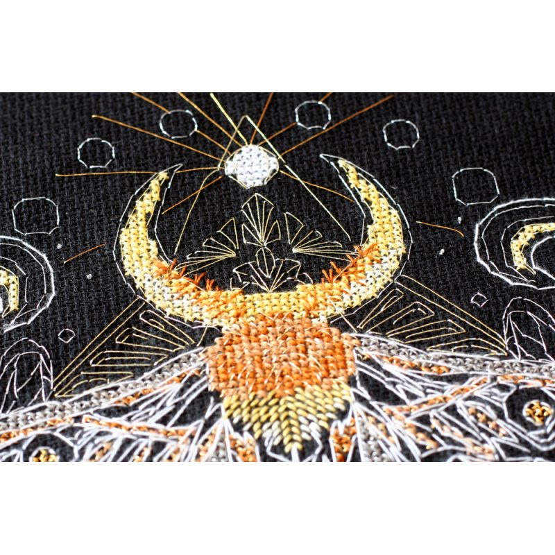 Cross Stitch Kit "Night moth"