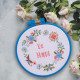 Cross Stitch Kit "Be happy"