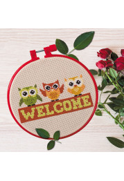 Cross Stitch Kit "Welcome"