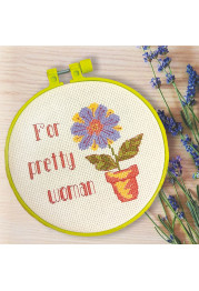 Cross Stitch Kit "A beautiful woman"