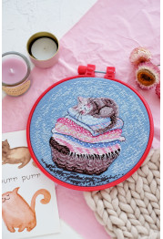Cross Stitch Kit "Kitty"