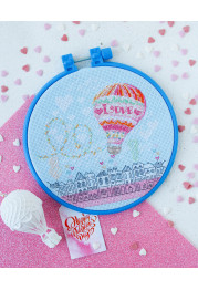 Cross Stitch Kit "Love is in the air"