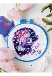 Cross Stitch Kit "To the moon and back"