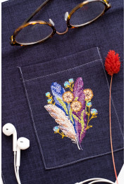 Cross Stitch Kit "Feathers and dandelions"