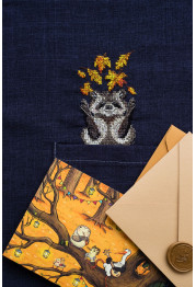 Cross Stitch Kit "Raccoon"