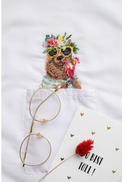 Cross Stitch Kit "On coconut islands"