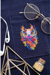 Cross Stitch Kit "Owl baby"