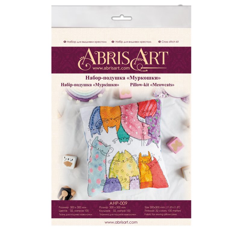 Cross Stitch Kit "Meowcats"