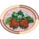 Mini Bead Embroidery Kit on Art Canvas "Strawberry"