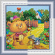 Mini Bead Embroidery Kit on Art Canvas "Artist"