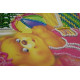 Mini Bead Embroidery Kit on Art Canvas "Morning exercise"