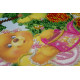 Mini Bead Embroidery Kit on Art Canvas "Hostess"