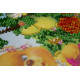 Mini Bead Embroidery Kit on Art Canvas "Hostess"