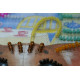 Mini Bead Embroidery Kit on Art Canvas "Yummy!"