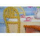 Mini Bead Embroidery Kit on Art Canvas "Yummy!"
