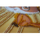 Mini Bead Embroidery Kit on Art Canvas "Fox pup"