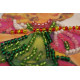 Mini Bead Embroidery Kit on Art Canvas "Young magician"