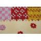Mini Bead Embroidery Kit on Art Canvas "Bears and basket"