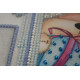 Mini Bead Embroidery Kit on Art Canvas "Surprise"