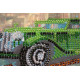 Mini Bead Embroidery Kit on Art Canvas "Rolls-Royce"