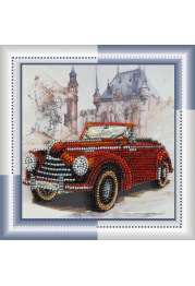 Mini Bead Embroidery Kit on Art Canvas "Skoda-1102"