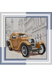 Mini Bead Embroidery Kit on Art Canvas "Aero-662"