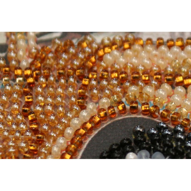 Mini Bead Embroidery Kit on Art Canvas "Aero-662"